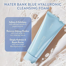 LANEIGE Water Bank Cleansing Foam with Hyaluronic Acid & Papain – Smooths and Softens Skin for a Hydrated, Clean Complexion.