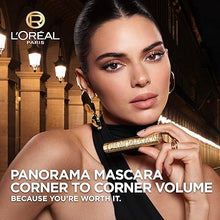 L’Oréal Paris Voluminous Panorama Mascara - Volumizing & Lengthening, Washable Longwear & Smudge-Resistant, Blackest Black, 0.33 Fl Oz