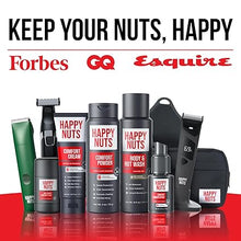 HAPPY NUTS Sea Man Body & Nut Wash: Moisturizing Men's Shower Gel for Sensitive Skin with Deep Cleansing Formula.