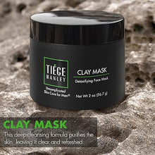 Tiege Hanley Men’s Detoxifying Clay Mask (2 oz) – Charcoal & Kaolin Clay for Deep Pore Cleansing, Oil Absorption & Pore Minimization