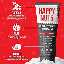 HAPPY NUTS Comfort Cream Deodorant for Men: Aluminum-Free Anti-Chafing Sweat & Odor Defense for Private Areas (3.4 oz, Unscented).