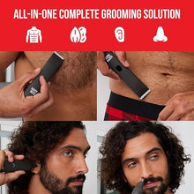 HAPPY NUTS The Lumberjack Electric Groin & Body Trimmer for Men: Smooth Shaving Kit for Privates & Body Hair (Graphite).