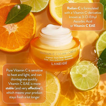 LANEIGE Radian-C Cream with Vitamin C & E – Brightens Dark Spots and Dullness, Dermatologist-Tested & Hypoallergenic.