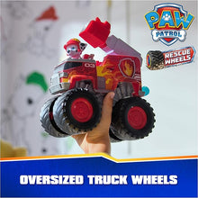 Paw Patrol Rescue Wheels Marshall's Firetruck Toy – Includes Firetruck with Projectile Launcher & Collectible Action Figure, Fun Toy for Boys & Girls Ages 3+