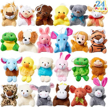 JOYIN 24-Pack Mini Animal Plush Keychains – 3