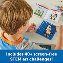 Learning Resources STEM Explorers Pixel Art Challenge – 402-Piece Coding Basics Toy for Kids Ages 5+, Fun STEM Activities for Classroom and Home