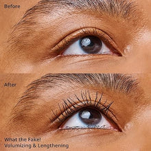 essence What the Fake! Volumizing & Lengthening Fiber Mascara: Paraben-Free, Cruelty-Free (Single Pack).