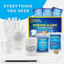 NATIONAL GEOGRAPHIC Magic Chemistry Set – Science Kit with 10 Fun Magic Tricks, STEM Projects, and Experiments for Kids Ages 8-12, Perfect Gift for Boys and Girls (Amazon Exclusive)